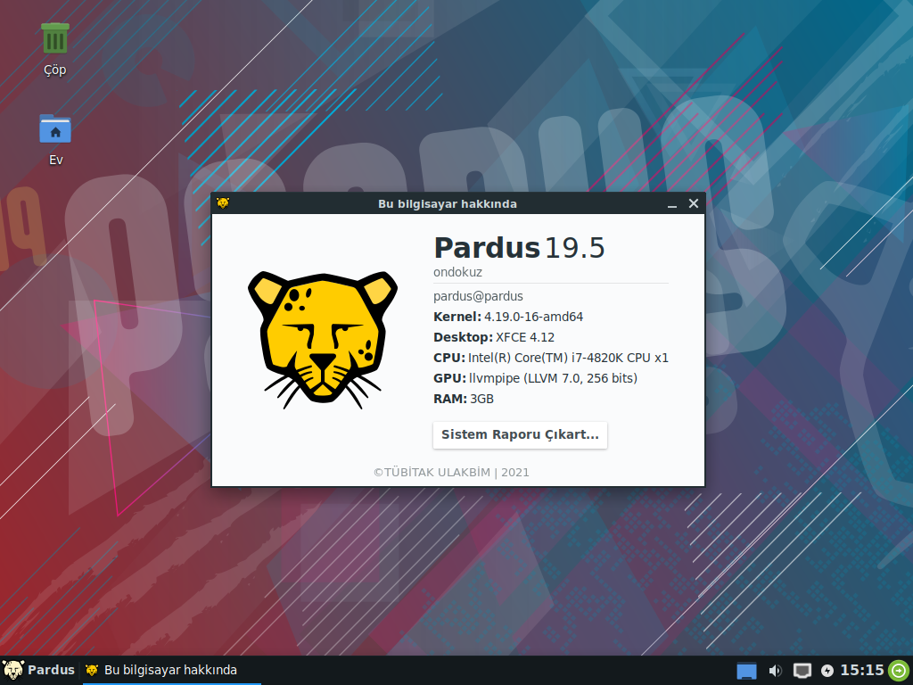 Pardus 19.5 üçün yeni yeniləmələr buraxıldı