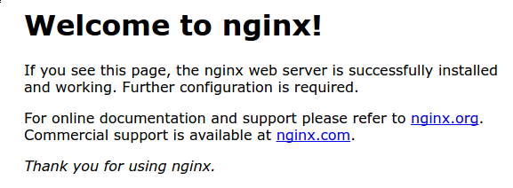 Configurazione Nginx