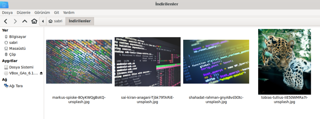 XnConvert için internetten birkaç resim indiriyoruz.