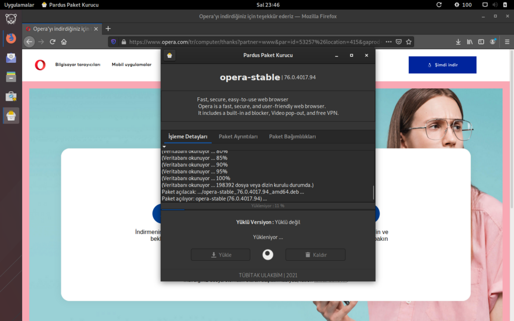 How to install Opera on Pardus