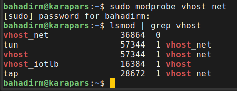 Pardus sanal makine vhost bilgileri