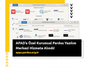 Corporate Pardus Software Center In esclusiva per AFAD è stato messo in servizio!