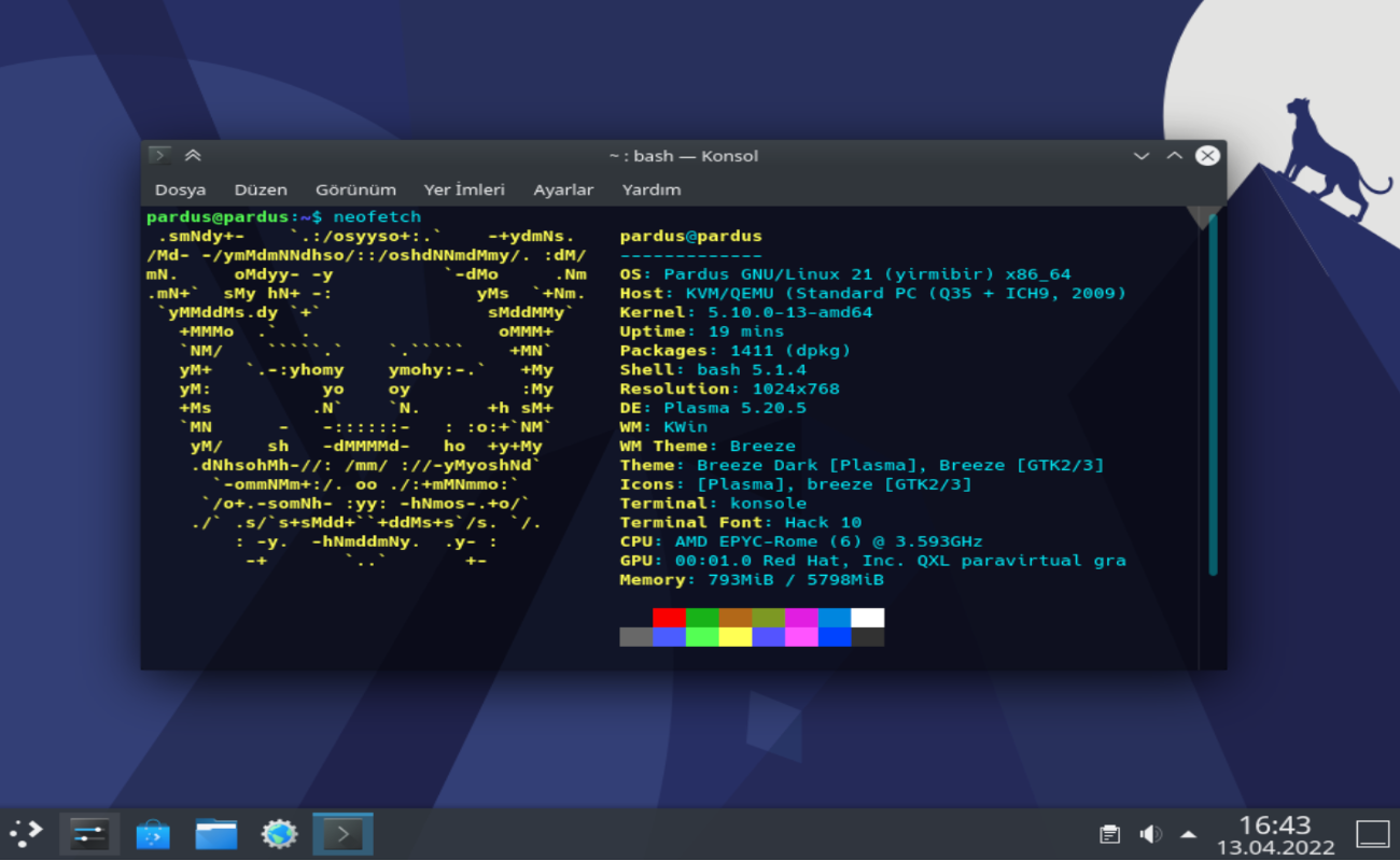 Pardus’ta Detaylı KDE Kurulumu