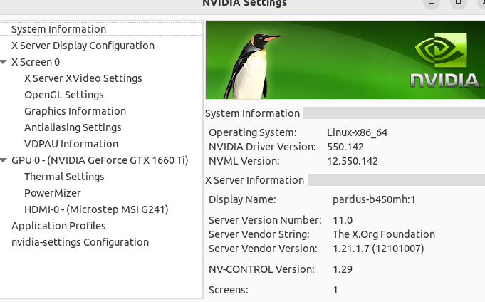 pardus linux nvidia sürücü kurulumu