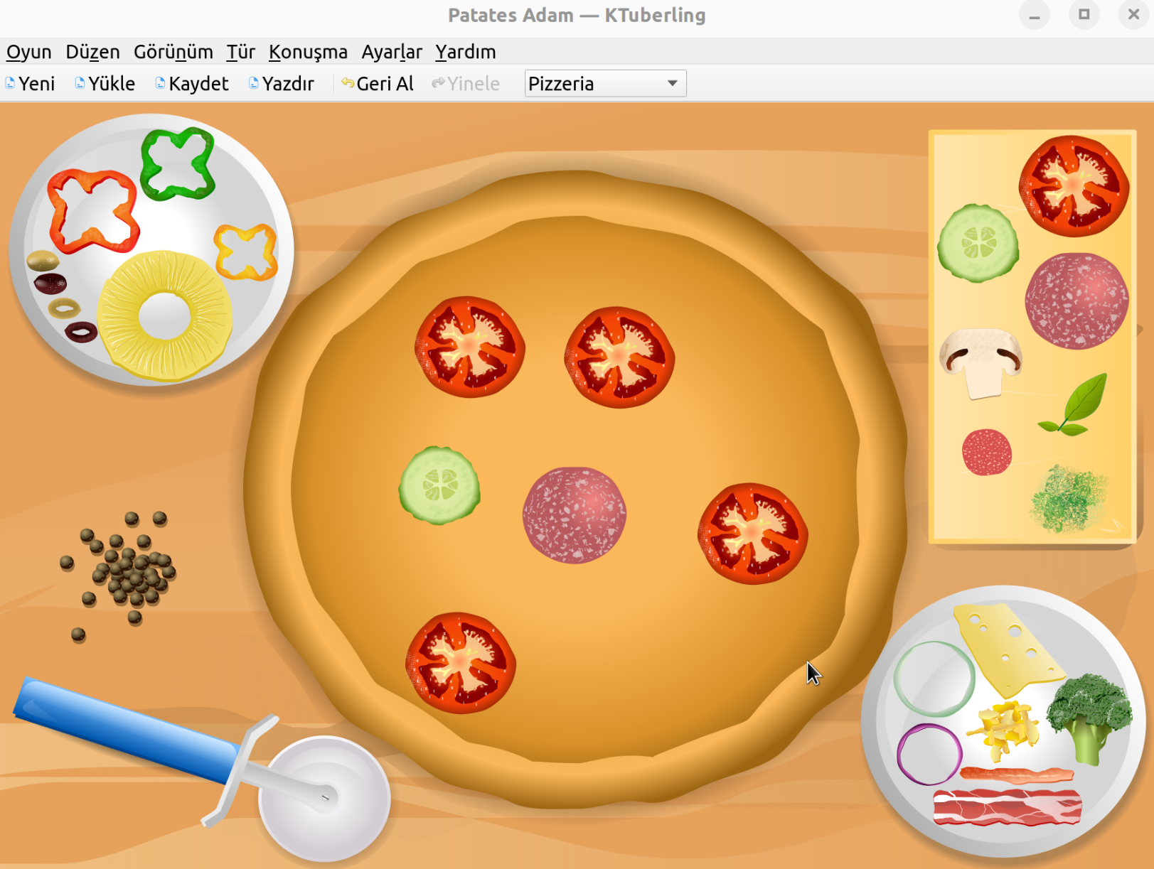 Ktuberling uygulaması ekran görüntüsü
