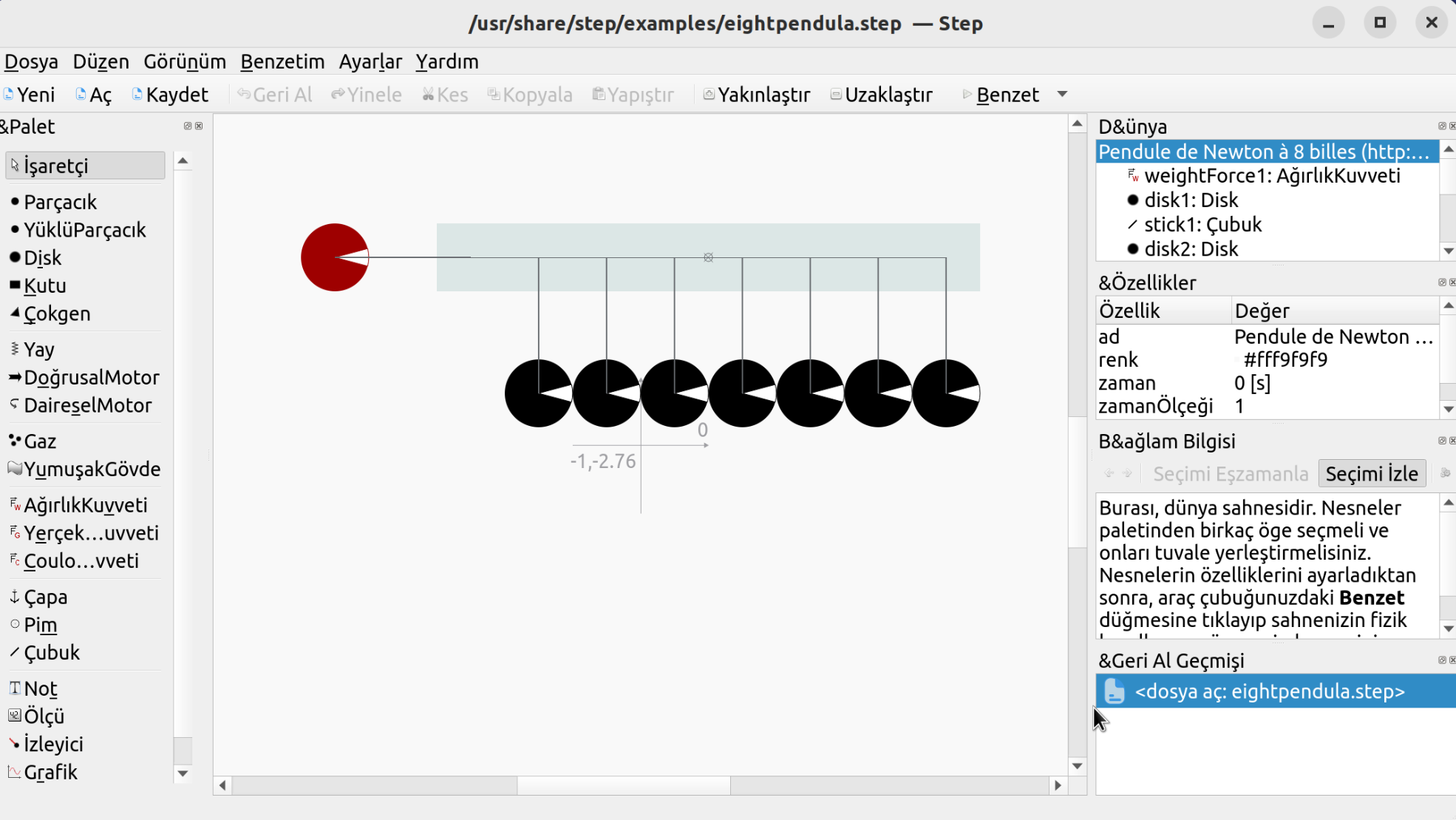 Step uygulaması ekran görüntüsü