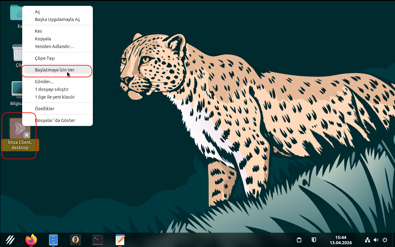desktop shortcut trust